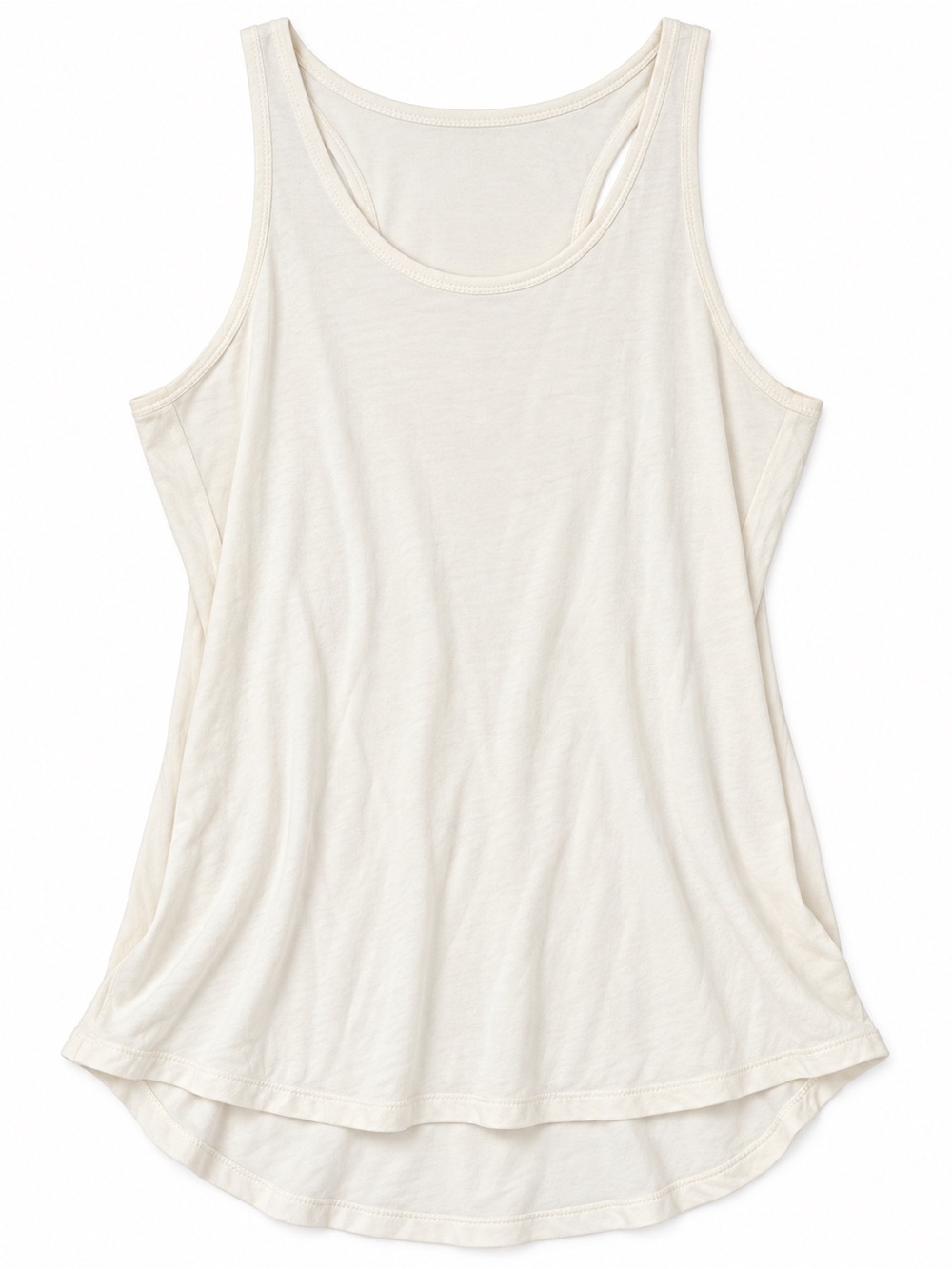 Fabletics Ivory White Racerback Workout Tank Top – Women’s XXS